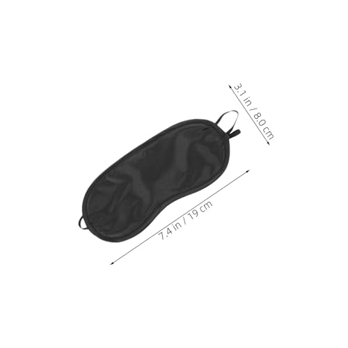 Bandeau yeux sommeil léger et confortable : pack de 35 masques noirs
