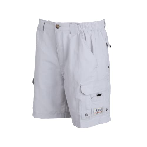 Bimini Bay Outfitters LTD Boca Grande II Men's Fishing Short Featuring BloodGuard (36, Glacier)
