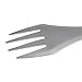 Luzhengyang Titanium Spork Fork Spoon - Weight, Cutlery for Camping & Backpacking - Heat & Corrosion - Outdoor Cooking Essential - Titanium Color, 2 in 1