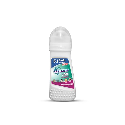 Oxyzap 5 In 1 Stain Remover Gel Roll On 100 ml with scrubbing Nubs| Removes all types of tough stains| Cloth stain remover | Ideal for travellers | Quick, Handy and easy to use| (B0CYH9T6C7) Amazon Price History, Amazon Price Tracker