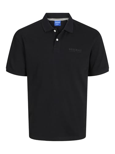 JACK & JONES Jorfrederiksberg Polo SS Noos, Noir, M Homme JACK & JONES Jorfrederiksberg Polo SS Noos, Noir, M Homme