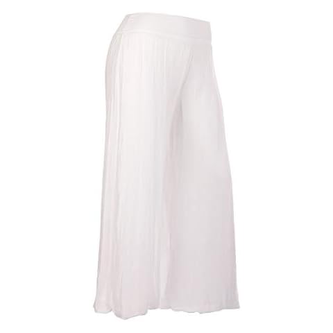 Storm Island Women's Silk Pleated Trousers Cover
