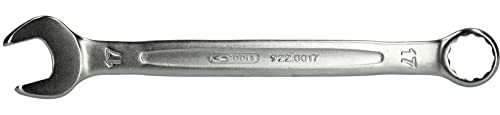 KS Tools 922.0017 Combination Spanner 17 mm, Chrome Satiné