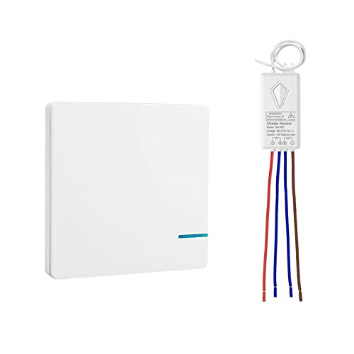 230V Funkschalter - Thinkbee 1000 Watt Ein Aus Funk Lichtschalter...