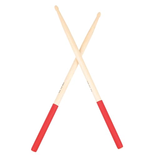 Baquetas de Batería de Madera Maple Color Rojo miniatura 1