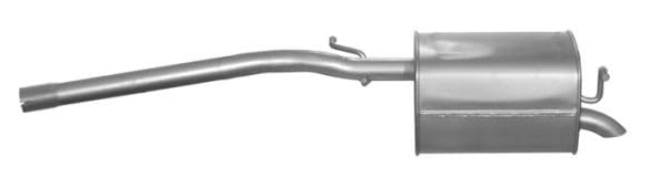 23.119 Endschalldämpfer Hinten Kompatibel mit VW Caddy III Kombi 2KB, 2KJ, 2CB, 2CJ 2K0253609E