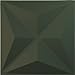 Ekena Millwork 19 5/8"W x 19 5/8"H Haven EnduraWall Decorative 3D Wall Panel, Satin Hunt Club Green (12-Pack for 32.04 Sq. Ft.