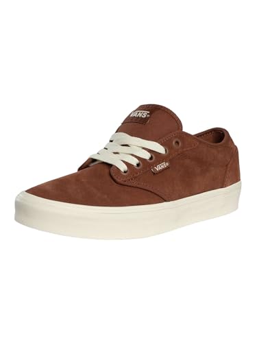 Vans Men's Atwood Shoe | Low-Top Fashion Sneakers for Work, Walking & Casual Everyday Wear, Suede Basics Tortoise Shell, 8.5