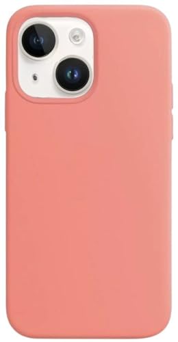 Image of Premium Liquid Silicone Case for iPhone 11 - Slim Full Body Protective Back Cover with Soft Microfiber Lining, Anti-Slip Grip Scratch Resistant Phone Case(Peach)