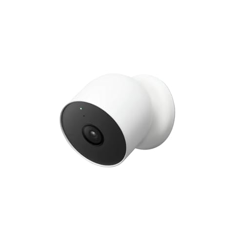 Google Nest Cam G3AL9 Indoor/Outdoor Security Camera – Wireless, Battery-Powered, 1080p HDR Video, Night Vision, 2-Way Audio, Smart Alerts, Weather-Resistant, Bulk Packaging