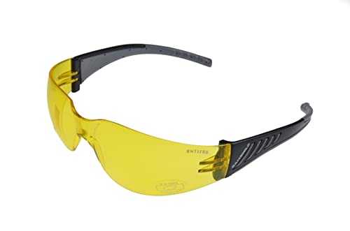 Gamswild WS7122 - Gafas de sol deportivas antivaho para esquí y bicicleta, unisex, color marrón, naranja, amarillo, gris y transparente, amarillo Cover