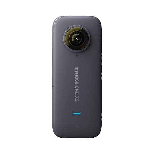 Image of insta360 ONE X2 360 Degree Waterproof Action Camera,5.7k 360 Capture| FlowState Stabilization| Ultra Bright Screen |Touch Screen |AI Editing|Live Streaming, Webcam|Voice Control | Optical Zoom, Black