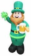 6 Foot St. Patrick's Day Waving Leprechaun LED Inflatable