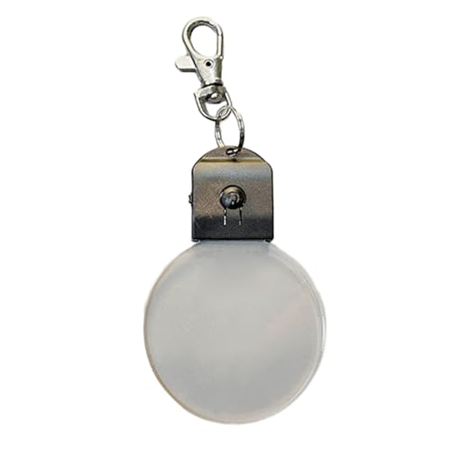 NIHUIFA Llavero acrílico con luz nocturna LED, recargable, para uso diario y exterior para niños, mujeres y hombres