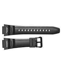 image for Genuine Replacement Casio Watch Band Black Rubber Strap #10431875 SGW-