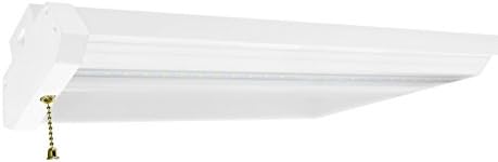 LED Shop Light 4 Ft. Unit - Pull Cord Light Fixture - Utility Light - LED Light Bulbs - 42 Watt - 120V/60Hz - 5000K - 4500 Lumens - 80 CRI - 1 Unit - GoodBulb