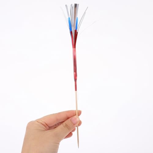 Palillos de Cóctel de Madera con Forma de Bandera POPETPOP 200 Uds 5