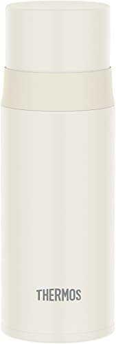 Thermos FFM-352 MTWH Stainless Steel Bottle, Cup Type, 11.8 fl oz (350 ml), Matte White