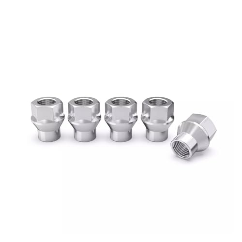 Image of 24pcs Open ET Lug Nuts 7 /16-20 Thread 1.07 inch Height Cone Seat, Chrome