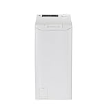 Hoover H-WASH 300 Lavatrice 7 Kg, Libera Installazione, Carica dall'Alto, Classe C, 1200 Giri, 16 programmi, App hOn, Intelligenza Artificiale, Vapore, AxLxP 86x41x60 cm, Bianca - THOSQ275D3-S