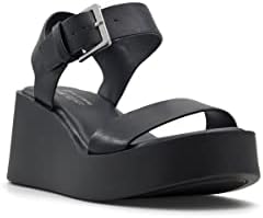 Call It Spring Women's Merisa Wedge Sandal, Open Black, 8 | Image 3