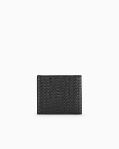 Armani Exchange Men's Embossed Logo Bifold Nero-Black, One Size, Small3