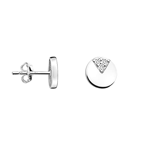 SOFIA MILANI - Damen Ohrringe 925 Silber - mit Zirkonia Steinen - Kreis Ohrstecker - 20958 Cover