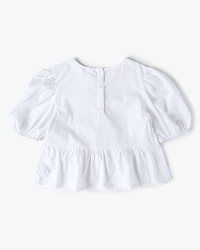 Image of GAP Girl's Solid Regular Fit Blouse