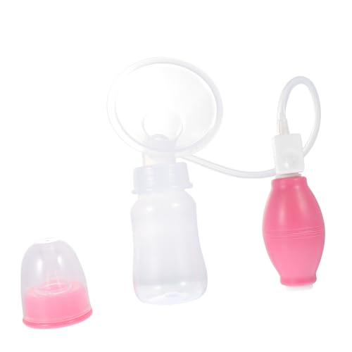 Extractor manual de leche con contenedor de silicona miniatura 1