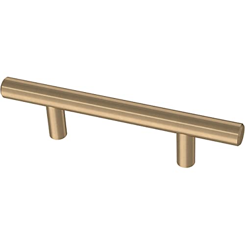 Franklin Brass Solid Bar (10-Pack) Cabinet Handles 3" Hole Center Modern Pulls | Champagne Bronze Hardware Kitchen Door, Drawers, Dressers, Furniture BAR076Z-CZ-B