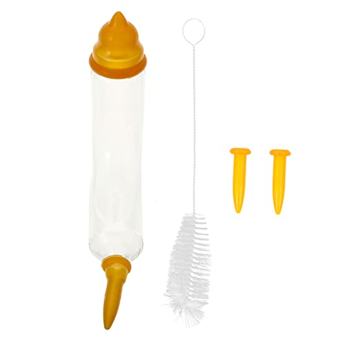 COLLBATH 2 Sets for Puppies Portable Kitten Feeder Safe Nipples for Newborn Pets