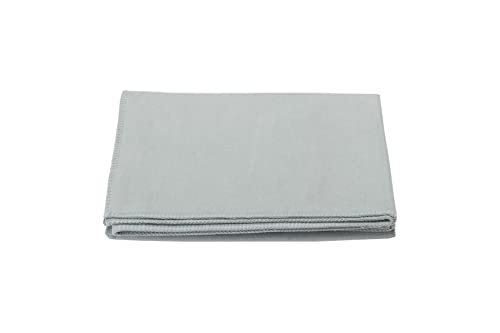 David Fussenegger Decke aus Baumwolle 140 x 200 cm Kuscheldecke mit Zierstich weich, glasgrün