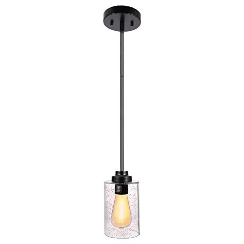Canomo Chandelier Light 3/8 Threaded Extension Poles Rods Lighting Fixture Downrods With 180 Degrees Sloped Adapter, Washers And Nut For Pendant Light, Black (12 Inch And 6 Inch) #TOP4