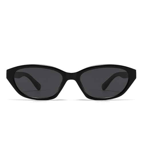 Lunettes de soleil à monture ronde café légères et élégantes