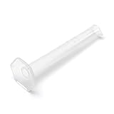  Aicosineg Lot de 5 éprouvettes graduées en plastique avec bec verseur - 9,6 g - Pour sciences et laboratoires - Base hexagonale transparente