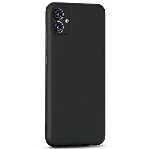 WOW-IMAGINE-Samsung-Galaxy-M04-4G-Slim-Ultra-Soft-Rubberised-Back-Cover-Inner-Velvet-Fabric-Lining-Matte-Silicone-Flexible-Camera-Protection-Back-Case-Black
