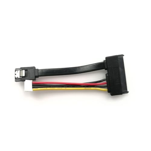 Cable de datos y energía SATA 7+15 22 pines 2 en 1 10 cm