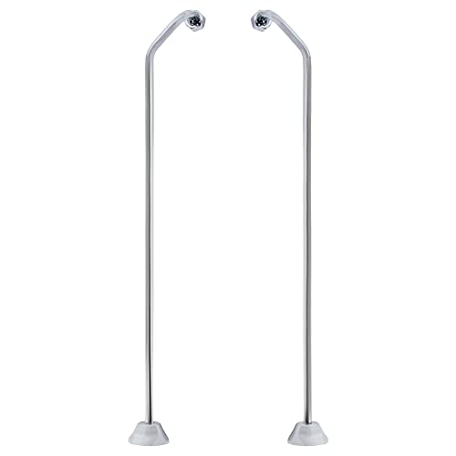 Kingston Brass CC471 Vintage Double Offset Bath Supply, 25-Inch, Polished Chrome