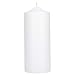 Produktbild Stumpenkerze weiss 25x8 cm - 4716 - Kerzenrohling, Kaminkerze, Rundkerze 250x80 mm zum Basteln und Verzieren