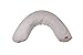 BEABA, Big Flopsy, Coussin d'Allaitement/Grossesse, Oreiller de Grossesse/Maternité, Multifonctions, Convient pour Dormir/Allaiter, Soutien, Détente et Confort Optimal, Fleur de Coton, Gris Perle