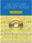 24 Outline Display Fonts (Dover Pictorial Archives)