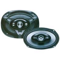 Life Paire de haut-parleurs 6 x 9 4 ohm 160 W 4 voies elliptiques avec grille (165 x 120 x 90)