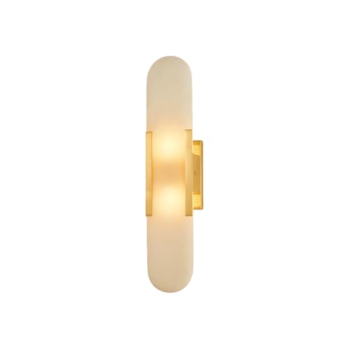Modern Luxury LED Wall Sconce, Elegant Gold Electroplated Metal &