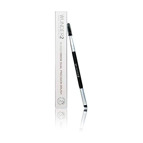 WUNDERBROW WUNDERBROW Makeup Brow Brush Professional Angled Tip Eyebrow Brush and Spoolie Brush For Eyebrow Gel Brow Tint Cover