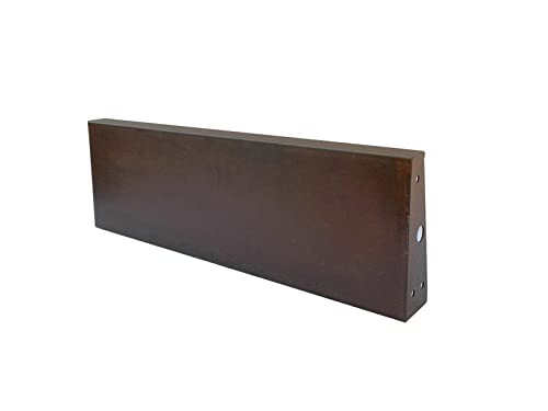 Rasenkanten Aus Cortenstahl 95 X 15 Cm – 3er Set Mit Erdankern Für Beete & Wege