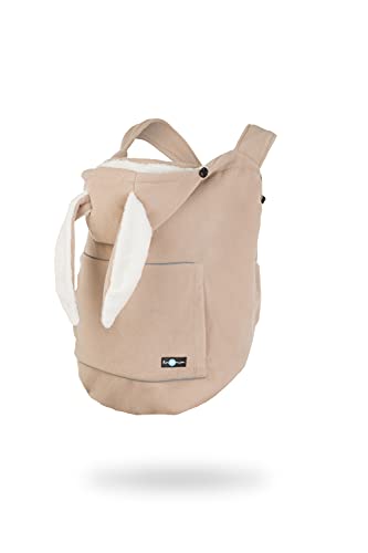 FUN2BEMUM Fleece Baby Tragecover Tragebadeckung Bunny Cappuccino Cover