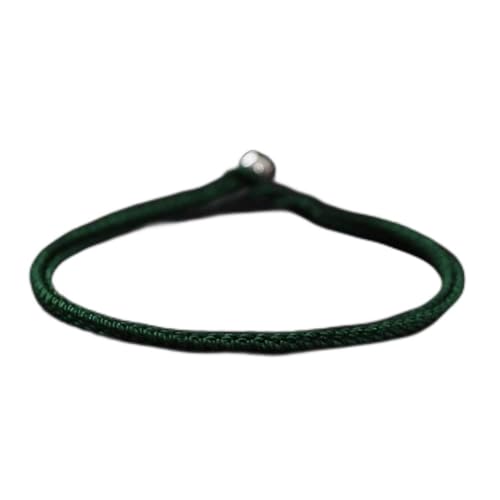 Corde Tibétaine Originale : Bracelet Vert Tissé Main pour Accessoire de Chance
