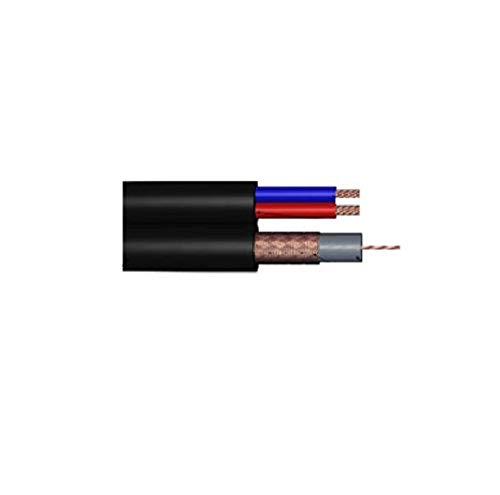 100m tamburo cavo coassiale composito KX6A + 2x0.75mm²