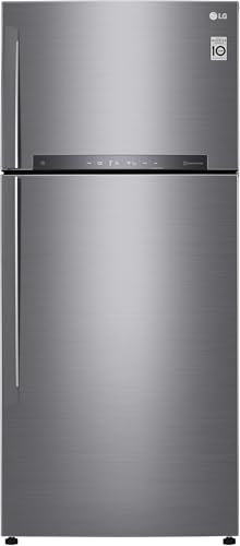 LG GTB744PZHED Frigorifero Doppia Porta, Classe E, 506l, Connettività Wi-fi Con App Thinq, Tecnologia Door & Linear Cooling, Cassetto 0 Gradi, Gestione Umidità, Compressore Smart Inverter, Inox