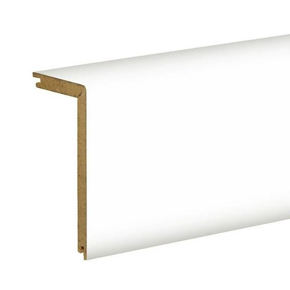 PROVISTON Plinthe moderne 18 x 58 x 2400 mm Médium (MDF) Revêtu Décor